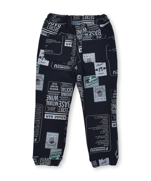 WASK（ワスク）の「メニュー柄エステル裏起毛パンツ(100～160cm)（スウェットパンツ・キッズ・ブルー系その他2/ホワイト系その他・120cm/110cm/140cm/160cm/150cm/130cm/100cm）」の14枚目の写真