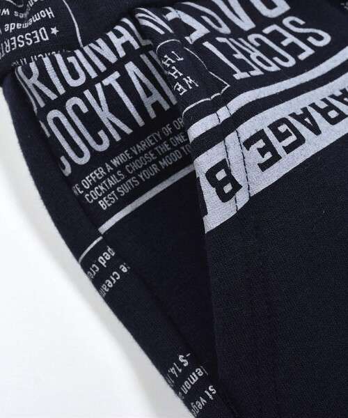 WASK（ワスク）の「メニュー柄エステル裏起毛パンツ(100～160cm)（スウェットパンツ・キッズ・ブルー系その他2/ホワイト系その他・120cm/110cm/140cm/160cm/150cm/130cm/100cm）」の15枚目の写真