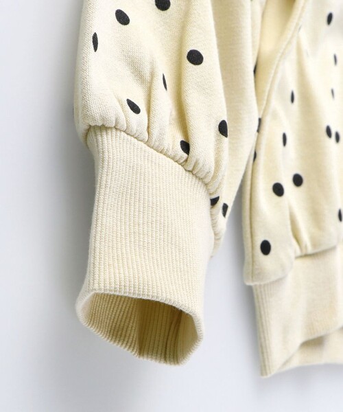 BRANSHES（ブランシェス）の「TCミニ裏毛袖フリルトレーナー（スウェット・キッズ・ブラック/ピンク/アイボリー・130/140/110/100/120/90/150）」の12枚目の写真