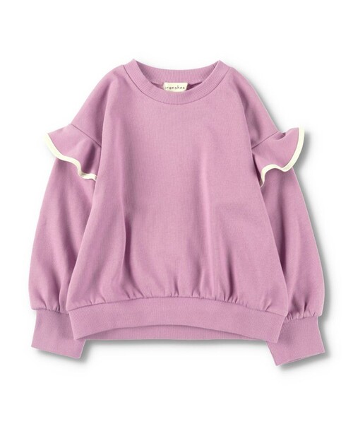 BRANSHES（ブランシェス）の「TCミニ裏毛袖フリルトレーナー（スウェット・キッズ・ブラック/ピンク/アイボリー・130/140/110/100/120/90/150）」の16枚目の写真