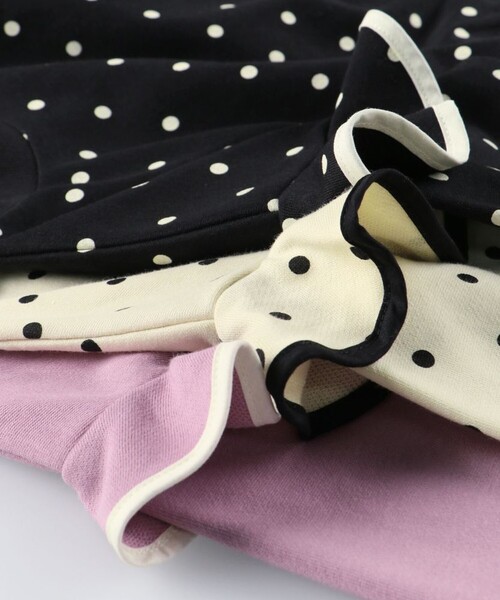 BRANSHES（ブランシェス）の「TCミニ裏毛袖フリルトレーナー（スウェット・キッズ・ブラック/ピンク/アイボリー・130/140/110/100/120/90/150）」の6枚目の写真