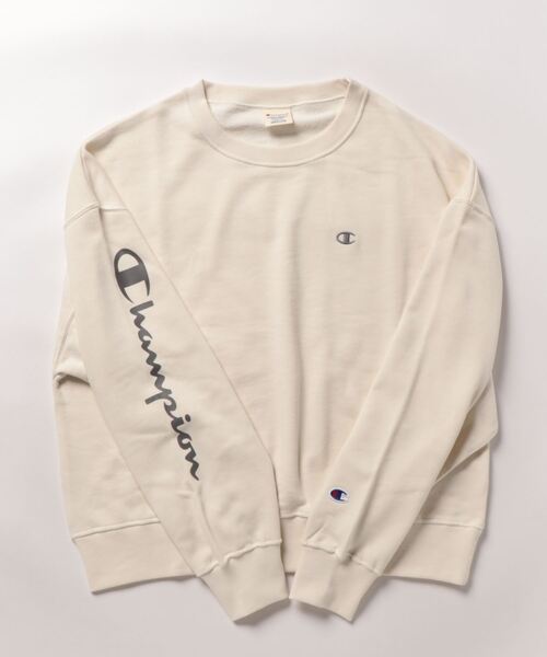 Champion（チャンピオン）の「【Champion】袖ロゴプリントスウェット 