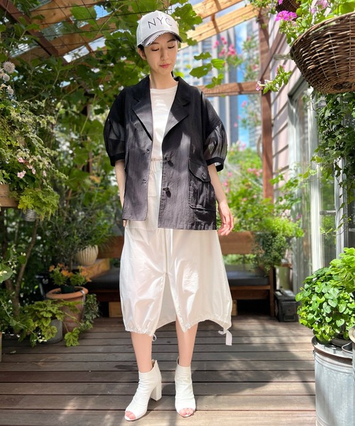 AVIE(アビィ)の「ダンガリーオーバーサイズジャケット(テーラードジャケット・レディース・インディゴブルー/ブラック・38)」の19枚目の写真