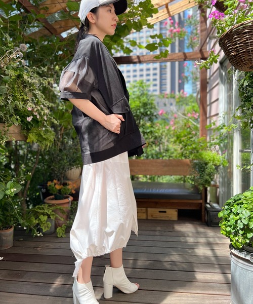 AVIE(アビィ)の「ダンガリーオーバーサイズジャケット(テーラードジャケット・レディース・インディゴブルー/ブラック・38)」の21枚目の写真