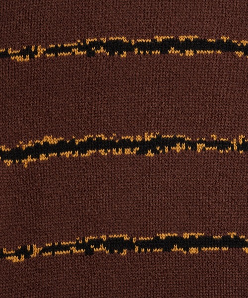 FTW(エフティダブリュー)の「PATTERN KNIT SWEATER(ニット/セーター・メンズ・ブラック/ブラック系その他/ブラウン・LARGE/MEDIUM)」の12枚目の写真