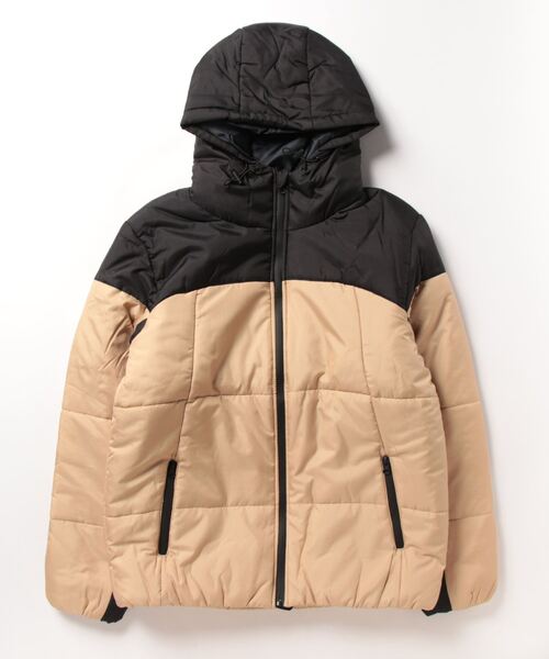 STYLEBLOCK（スタイルブロック）の「デュスポ中綿切替ブルゾン（ダウンジャケット/コート・メンズ・レッド/カーキ/ネイビー/ベージュ/チャコール/イエロー・M/L）」の9枚目の写真