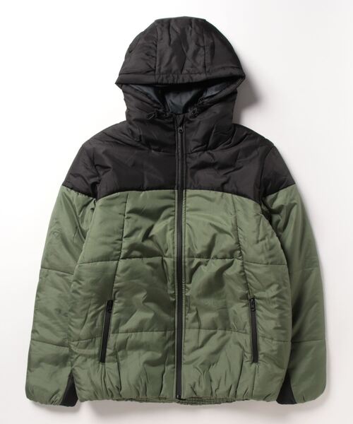 STYLEBLOCK（スタイルブロック）の「デュスポ中綿切替ブルゾン（ダウンジャケット/コート・メンズ・レッド/カーキ/ネイビー/ベージュ/チャコール/イエロー・M/L）」の10枚目の写真