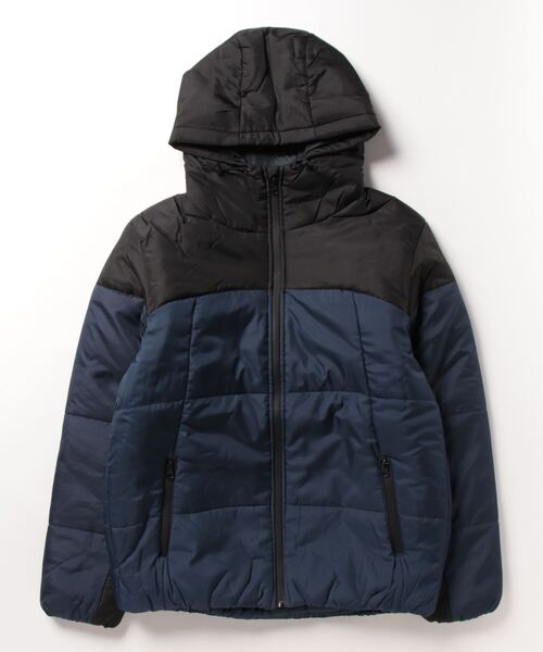 STYLEBLOCK（スタイルブロック）の「デュスポ中綿切替ブルゾン（ダウンジャケット/コート・メンズ・レッド/カーキ/ネイビー/ベージュ/チャコール/イエロー・M/L）」の11枚目の写真