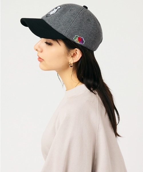 Design Tshirts Store graniph（デザイン　ティーシャツ　ストア　グラニフ）の「FRUIT OF THE LOOM× graniph LAMCHP SWEAT CAP（キャップ・メンズ・チャコール・FREE）」の2枚目の写真