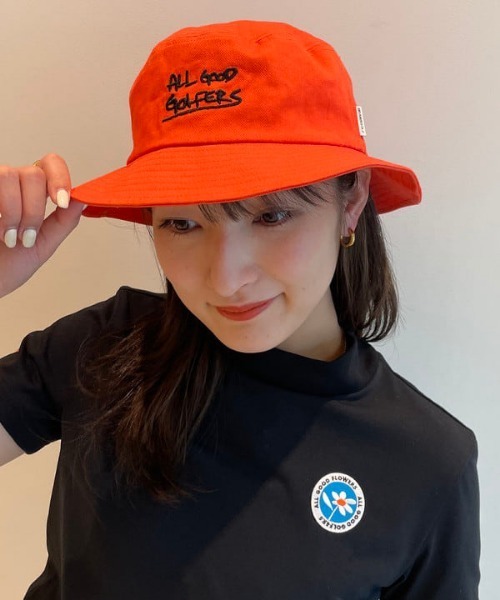 BEAMS GOLF（ビームスゴルフ）の「〈UNISEX〉ALL GOOD FLOWERS × BEAMS GOLF / 別注 ロゴ ハット