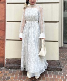 one after another NICE CLAUP | 【occasion dress】前後2WAY/2枚セットチュールワンピース(ドレス)