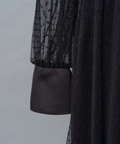 one after another NICE CLAUP(ワンアフターアナザーナイスクラップ)の「【occasion dress】前後2WAY/2枚セットチュールワンピース(ドレス・レディース・サックスブルー/ブラック/アイボリー・FREE)」の19枚目の写真