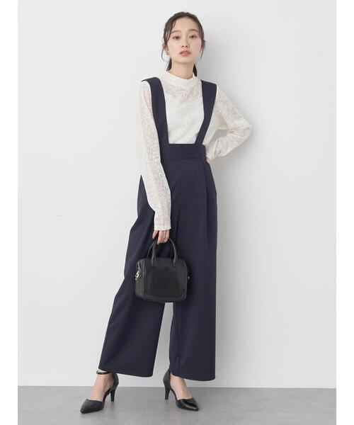 earth music&ecology（アースミュージックアンドエコロジー）の「フラワーシアープルオーバー（Tシャツ/カットソー・レディース・アイボリー/ブラック/サックスブルー/イエロー・S/M）」の18枚目の写真