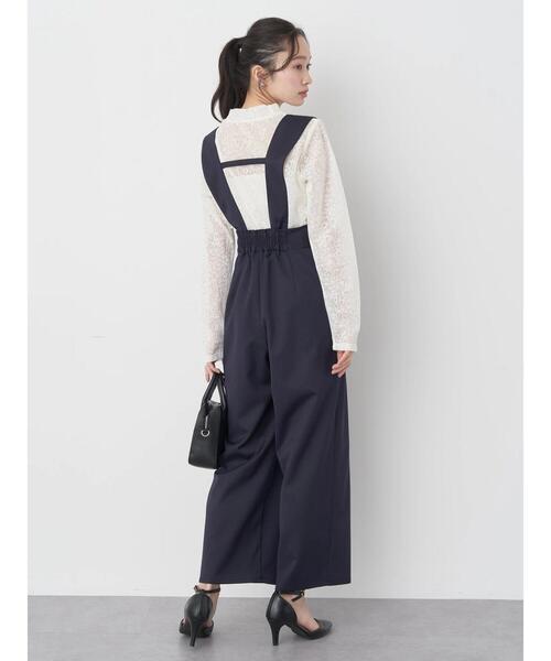 earth music&ecology（アースミュージックアンドエコロジー）の「フラワーシアープルオーバー（Tシャツ/カットソー・レディース・アイボリー/ブラック/サックスブルー/イエロー・S/M）」の20枚目の写真