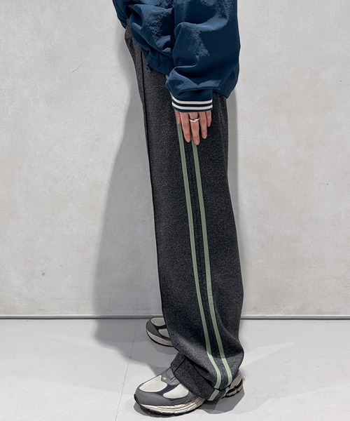 MUHET（ミュエータ）の「ライン入りストレートパンツ（その他パンツ・レディース・カーキ/ライトブルー/チャコールグレー・MEDIUM/SMALL/X-LARGE）」の15枚目の写真