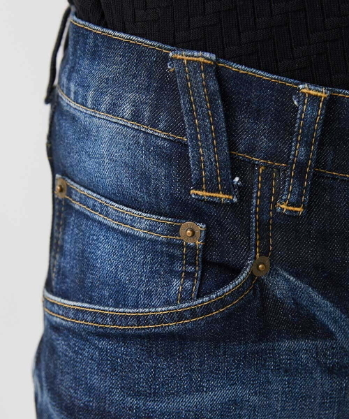 MICHEL KLEIN HOMME   （ミッシェルクランオム）の「【2024年モデル】《日本製》ブルーオーシャンデニムパンツ（デニムパンツ・メンズ・ネイビー・MEDIUM/LARGE/X-LARGE）」の6枚目の写真