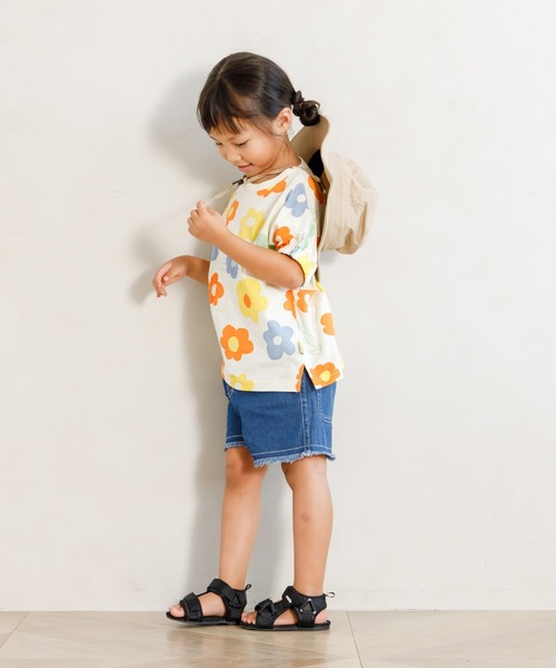 MAKE YOUR DAY（メイクユアデイ）の「フリンジデニムショートパンツ■80～140cm（デニムパンツ・キッズ・ブルー/サックスブルー/ブラック・120/140/130/110/80/90/100）」の8枚目の写真