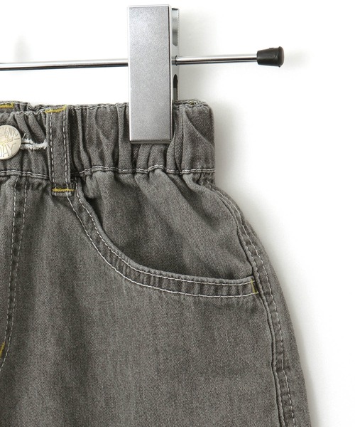 MAKE YOUR DAY（メイクユアデイ）の「フリンジデニムショートパンツ■80～140cm（デニムパンツ・キッズ・ブルー/サックスブルー/ブラック・120/140/130/110/80/90/100）」の16枚目の写真