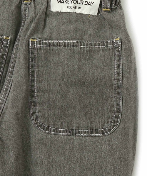 MAKE YOUR DAY（メイクユアデイ）の「フリンジデニムショートパンツ■80～140cm（デニムパンツ・キッズ・ブルー/サックスブルー/ブラック・120/140/130/110/80/90/100）」の17枚目の写真