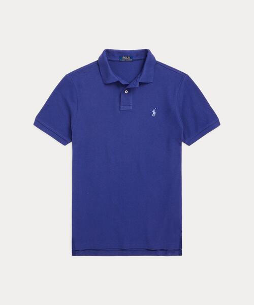 POLO RALPH LAUREN（ポロ ラルフ ローレン）の「カスタム スリム フィット メッシュ ポロシャツ（ポロシャツ・メンズ・ブルー・L/M/S/XL/XS/XXL）」の2枚目の写真