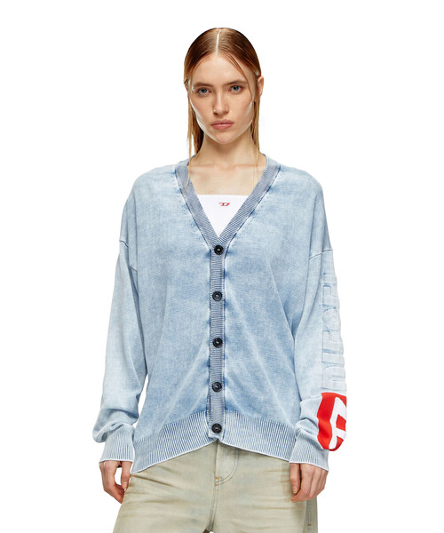 DIESEL(ディーゼル)の「レディース ニット カーディガン K-ZENO(カーディガン/ボレロ・レディース・ブルー・LARGE/MEDIUM/SMALL/X-SMALL)」の5枚目の写真