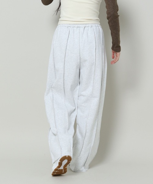 3.3 Field Trip （3.3フィールドトリップ）の「3.3 Field Trip／ステッチラインスウェットパンツ（ウラケ）（スウェットパンツ・レディース・ライトグレー/ネイビー/チャコール・FREE）」の21枚目の写真