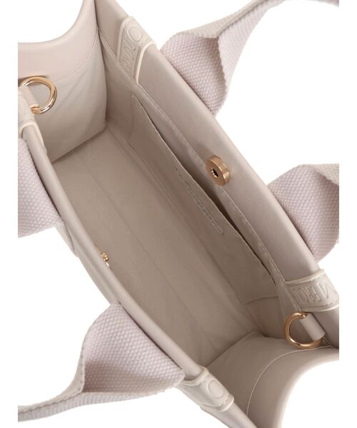 MERCURYDUO（マーキュリーデュオ）の「フェイクレザーロゴミニトートBAG（トートバッグ・レディース・ベビーピンク/ホワイト・FREE）」の7枚目の写真