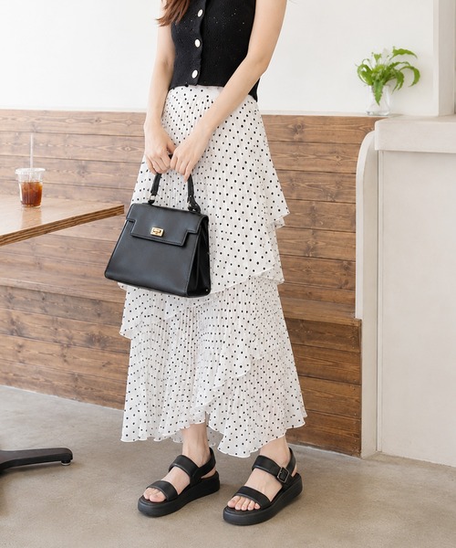 coca(ANDEX shoes product)(コカ)の「厚底 パデットサンダル(サンダル・レディース・ブラック/ホワイト・LARGE/MEDIUM/SMALL)」の22枚目の写真