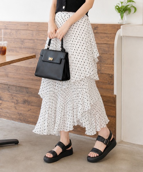 coca(ANDEX shoes product)(コカ)の「厚底 パデットサンダル(サンダル・レディース・ブラック/ホワイト・LARGE/MEDIUM/SMALL)」の21枚目の写真