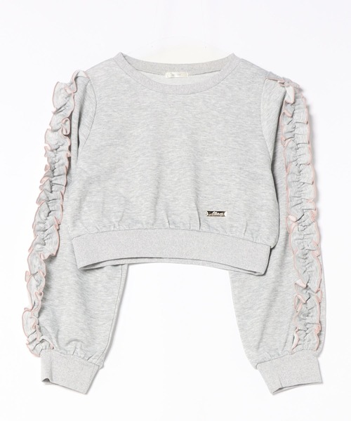 apres jour(アプレジュール)の「French girly collection フリルスリーブスウェット【ZOZOTOWN限定アイテム】(スウェット・レディース・グレー/アイボリー・X-LARGE/フリー)」の20枚目の写真