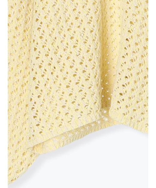 Samansa Mos2（サマンサ モスモス）の「カラーテープヤーン前後2WAYボレロ（カーディガン/ボレロ・レディース・ブラック/ベージュ/イエロー/ラベンダー・F）」の20枚目の写真