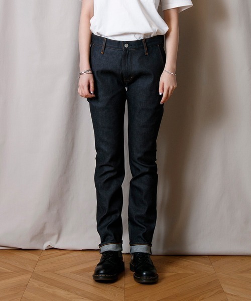 FACTOTUM(ファクトタム)の「【FACTOTUM】リジットストレッチデニム スラックステーパード『Neil』(デニムパンツ・メンズ・インディゴブルー/ブラック・32/29/28/30/31)」の21枚目の写真