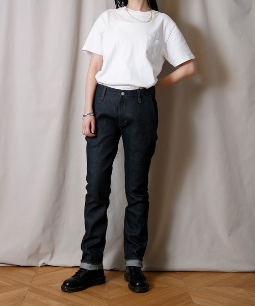 FACTOTUM(ファクトタム)の「【FACTOTUM】リジットストレッチデニム スラックステーパード『Neil』(デニムパンツ・メンズ・インディゴブルー/ブラック・32/29/28/30/31)」の14枚目の写真