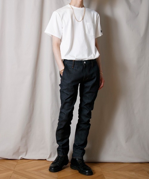 FACTOTUM(ファクトタム)の「【FACTOTUM】リジットストレッチデニム スラックステーパード『Neil』(デニムパンツ・メンズ・インディゴブルー/ブラック・32/29/28/30/31)」の19枚目の写真