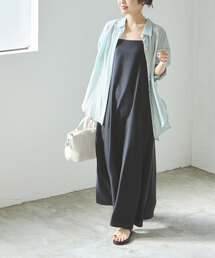 Noble | 《追加》ビンテージツイルコンフォータブルキャミワンピース3(ワンピース)