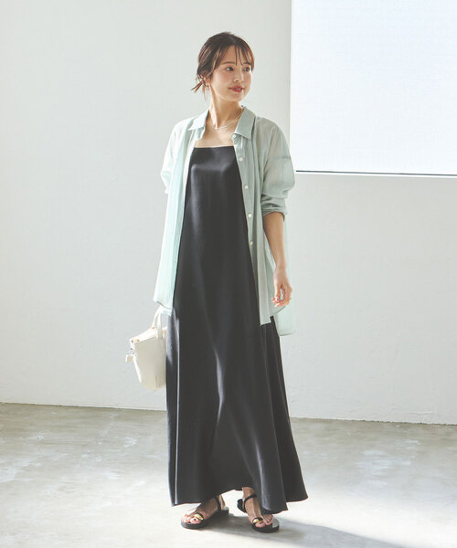 追加》ビンテージツイルコンフォータブルキャミワンピース3