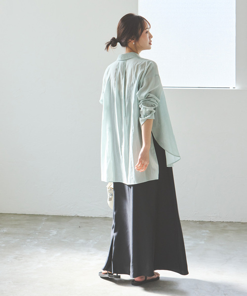 Noble(ノーブル)の「《追加》ビンテージツイルコンフォータブルキャミワンピース3(ワンピース・レディース・ブラック/ベージュ・FREE)」の4枚目の写真