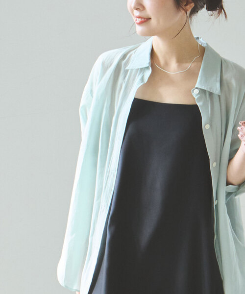 追加》ビンテージツイルコンフォータブルキャミワンピース3