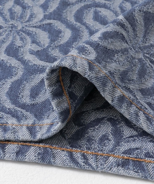 GANNI（ガニー）の「GANNI Jacquard Denim Wide Pants（デニムパンツ