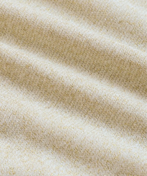 ap retro(アプレトロ)の「ショートラグランラメプルオーバー/スウェット(スウェット・レディース・アイボリー/ブラック/グレー/モカ・FREE)」の19枚目の写真