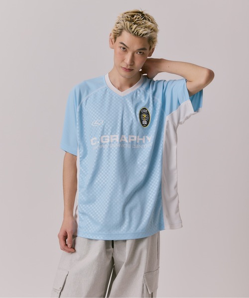 [CODE GRAPHY]24H スポーツ半袖ジャージTシャツ CODE GRAPHY]24H スポーツ半袖ジャージTシャツ (codegraphy/T