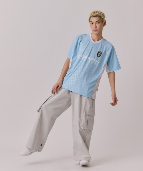 codegraphy（コードグラフィー）の「24H Sports SHORT SLEEVE Jersey T-Shirt（Tシャツ/カットソー・メンズ・ネイビー/ホワイト/ピンク/ライトブルー・SMALL/LARGE/MEDIUM）」の12枚目の写真