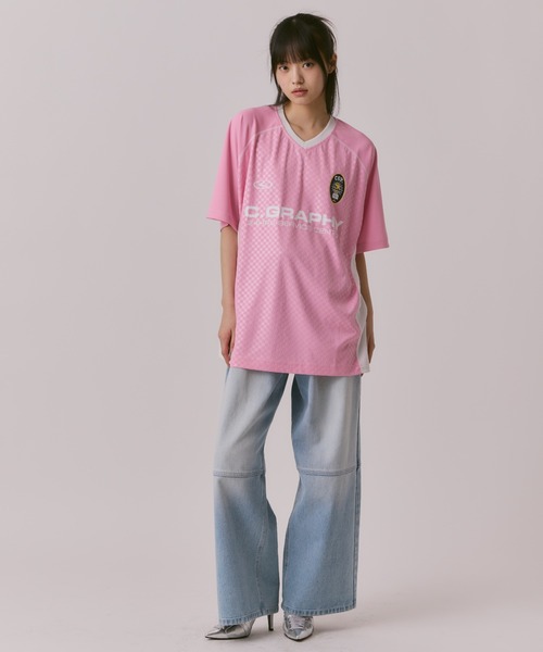 Tシャツ・カットソー Code graphy 24H Sports Short-sleeved jersey T-shirt 5SH040 codegraphy（コードグラフィー）の「24H Sports SHORT SLEEVE