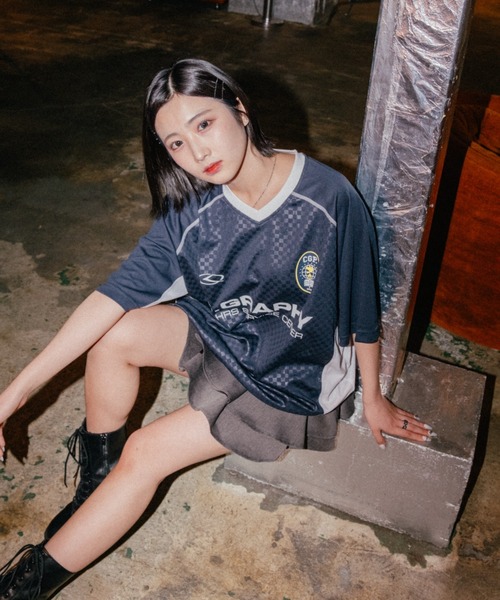 codegraphy（コードグラフィー）の「24H Sports SHORT SLEEVE Jersey T-Shirt（Tシャツ/カットソー・メンズ・ネイビー/ホワイト/ピンク/ライトブルー・SMALL/LARGE/MEDIUM）」の6枚目の写真