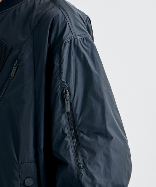 美品White Mountaineering NYLON MA-1 BK White Mountaineering ホワイトマウンテニアリング NYLON MA-1