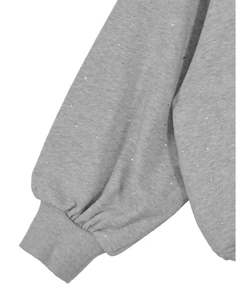Ameri（アメリ）の「GLOSSY SWEAT SET UP DRESS（ワンピース