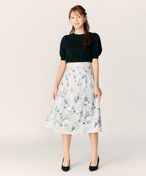 レッセパッセ♡新品ビキニ♡スカート付き LAISSE PASSE（レッセパッセ）の「ガーデンフラワープリントスカート