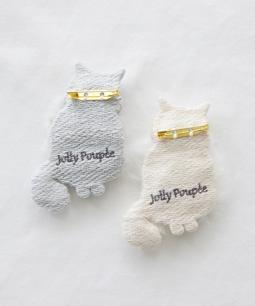 ローズティアラJolly Poupéeトイプードルブローチ完売品ホワイト