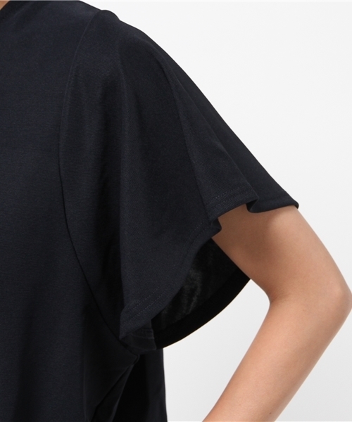 ikka(イッカ)の「フレアスリーブプルオーバー(Tシャツ/カットソー・レディース・ネイビー/キャメル・MEDIUM/LARGE)」の9枚目の写真