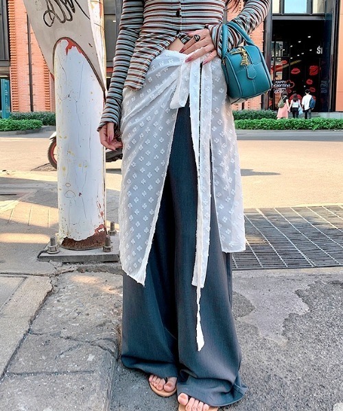 SHEENA(シーナ)の「レースラップスカート(スカート・レディース・アイボリー・M)」の7枚目の写真